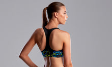 Load image into Gallery viewer, Womens Racerback Crop Top Midnight Marble
