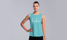 Load image into Gallery viewer, Womens Hank the Tank Top Mint Scribble
