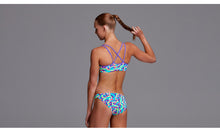 Load image into Gallery viewer, Girls Criss Cross Two Piece Mint Strips
