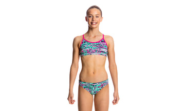 Girls Racerback Two Piece Minty Madness