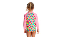 Load image into Gallery viewer, Toddler Girls Zippy Rash Vest Minty Mittens
