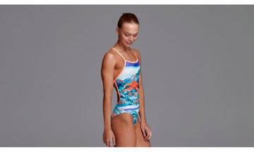 Girls Strapped In One Piece Misty Mountain
