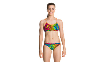 Girls Racerback Two Piece Mosaic Magic