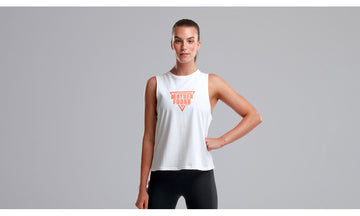 Womens Hank the Tank Top Mother Funky White