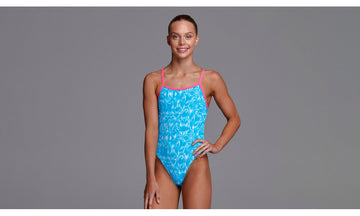 Girls Single Strap One Piece Mystic Monster