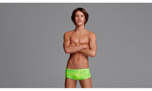 Load image into Gallery viewer, Boys Classic Trunks Neon Orbiter
