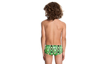 Load image into Gallery viewer, Toddler Boys Printed Trunks Neon Razor
