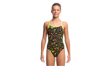 Load image into Gallery viewer, Girls Diamond Back One Piece Night Swim
