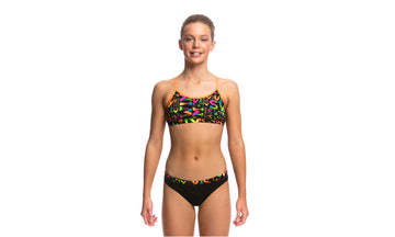 Girls Racerback Two Piece Night Swim