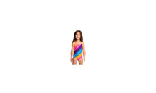 Load image into Gallery viewer, Girls Strapped In One Piece Night Swim
