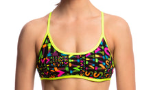 Load image into Gallery viewer, Womens Tie Down Bikini Top Night Swim
