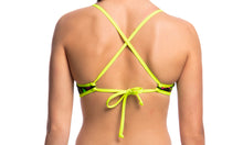 Load image into Gallery viewer, Womens Tie Down Bikini Top Night Swim

