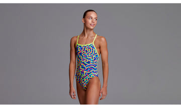 Girls Strapped In One Piece Noodle Bar