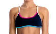 Load image into Gallery viewer, Womens Tie Down Bikini Top Ocean Blast
