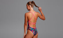 Load image into Gallery viewer, Girls Strapped In One Piece On Point
