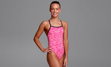 Load image into Gallery viewer, Girls Eco Tie Me Tight One Piece Painted Pink
