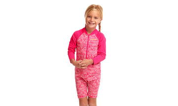 Toddler Girls Eco Go Jumpsuit One Piece Painted Pink