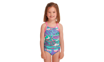 Toddler Girls Eco One Piece Palm Cove