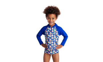 Toddler Boys Eco Zippy Rash Vest Pandamania