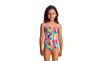 Toddler Girls Printed One Piece Pastel Patch