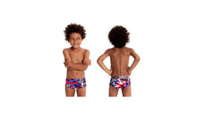 Load image into Gallery viewer, Toddler Boys Printed Trunks Patriot Rebellion
