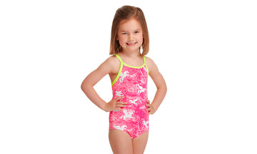 Toddler Girls Printed One Piece Pegasus Party