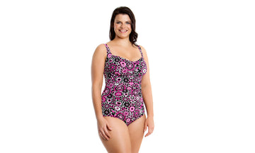 Womens Ruched One Piece Petals Of Paris