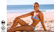 Load image into Gallery viewer, Womens Tie Down Bikini Top Pina Colada
