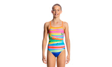 Load image into Gallery viewer, Girls Tie Me Tight One Piece Pina Colada
