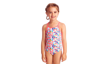 Toddler Girls Eco One Piece Pink Panda