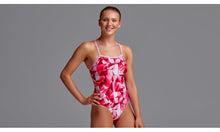 Load image into Gallery viewer, Womens Single Strap One Piece Pink Pane
