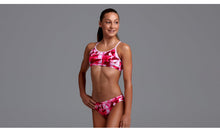 Load image into Gallery viewer, Girls Racerback Two Piece Pink Pane

