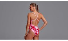 Load image into Gallery viewer, Womens Single Strap One Piece Pink Pane

