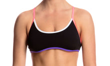Load image into Gallery viewer, Womens Tie Down Bikini Top Pink Shadow
