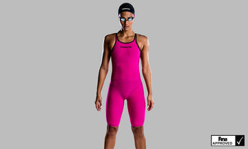 Womens Apex Stealth Panel Locked Back Kneeskin Pink