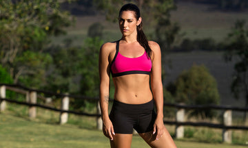 Womens Get Fit Crop Top Pink
