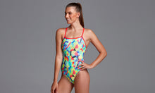 Load image into Gallery viewer, Womens Strapped In One Piece Point Break
