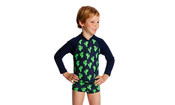 Toddler Boys Zippy Rash Vest Prickly Pete