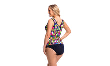 Load image into Gallery viewer, Womens Zip Front Tankini Princess Cut

