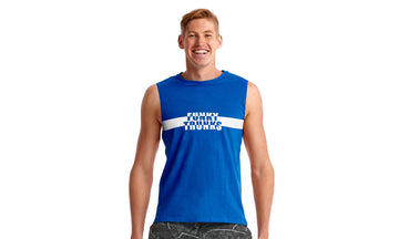 Mens Rapid Rep Tank Racing Stripe