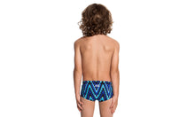 Load image into Gallery viewer, Toddler Boys Printed Trunks Razor Blast
