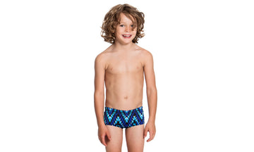 Toddler Boys Printed Trunks Razor Blast