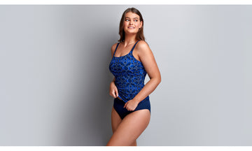 Womens Scoop Neck Tankini Reflection Point
