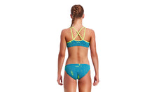 Load image into Gallery viewer, Girls Criss Cross Two Piece Ripple Effect
