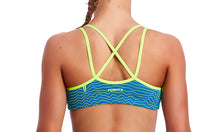 Load image into Gallery viewer, Girls Criss Cross Two Piece Ripple Effect
