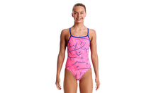 Load image into Gallery viewer, Girls Strapped In One Piece Rock Salt
