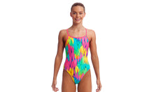 Load image into Gallery viewer, Girls Single Strap One Piece Ruffles
