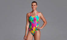 Load image into Gallery viewer, Womens Single Strap One Piece Ruffles
