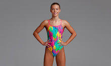 Load image into Gallery viewer, Girls Single Strap One Piece Ruffles
