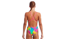 Load image into Gallery viewer, Girls Single Strap One Piece Ruffles
